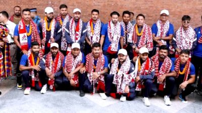 स्वदेश फर्कियो नेपाली क्रिकेट टोली, विश्वकीर्तिमानी क्रिकेटर दीपेन्द्र अब ‘प्रहरी…