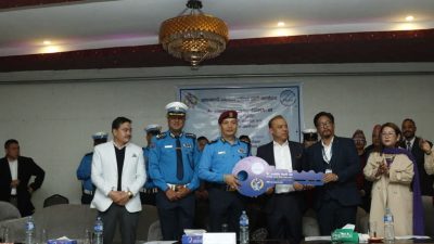 एनआरएनएले बनाइदियो काठमाडौं उपत्यका ट्राफिक भवन