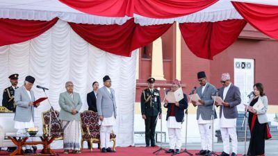 नवनियुक्त ४ जना मन्त्रीले लिए पद तथा गोपनियताको शपथ, लगत्तै…