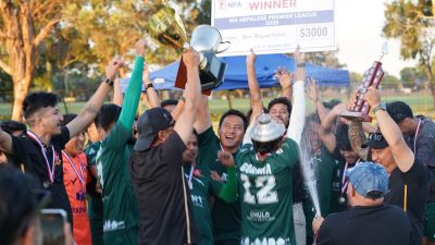 वेस्टर्न अष्ट्रेलियाको गोर्खा ब्वाइज एफसीले जित्यो एक वर्षमै ३ उपाधी
