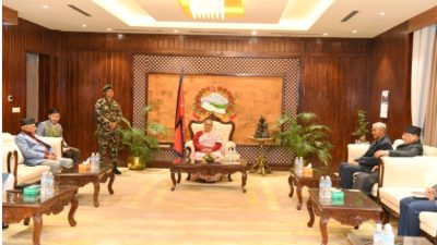 प्रधानमन्त्रीसँग भेटवार्ता: निर्वाचनमा जान प्रमुख राजनीतिक दलहरु तयार