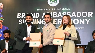 माया ग्रुपले गर्यो ९ जना नेपाली क्रिकेट खेलाडीसँग प्रायोजन सम्झौता