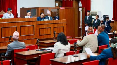 राष्ट्रिय सभाको बैठक सिंहदरबारस्थित नयाँ संसद भवनमा