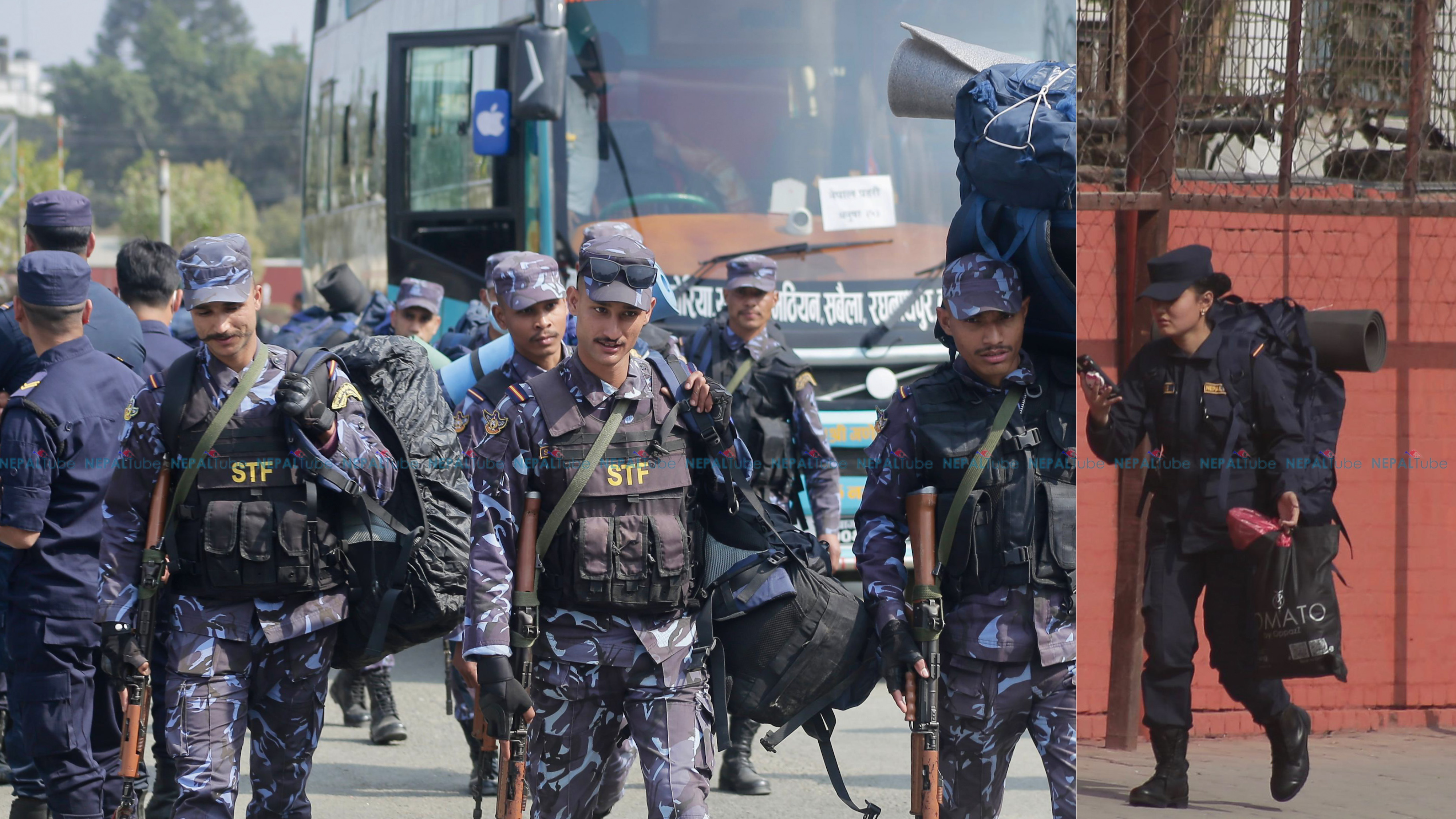 निर्वाचन सुरक्षा : गणबाट बाहिर निस्किन थाले प्रहरी