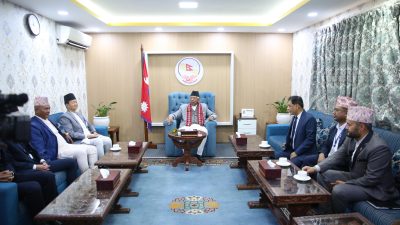 जेष्ठ सदस्यले लिए सपथ,भोलि २७४ जना सांसदले लिने